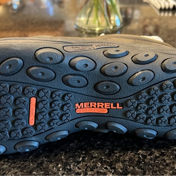 Merrill Jungle Moc, upper leather, composite toe, slip resistant, oil resistant main image 4